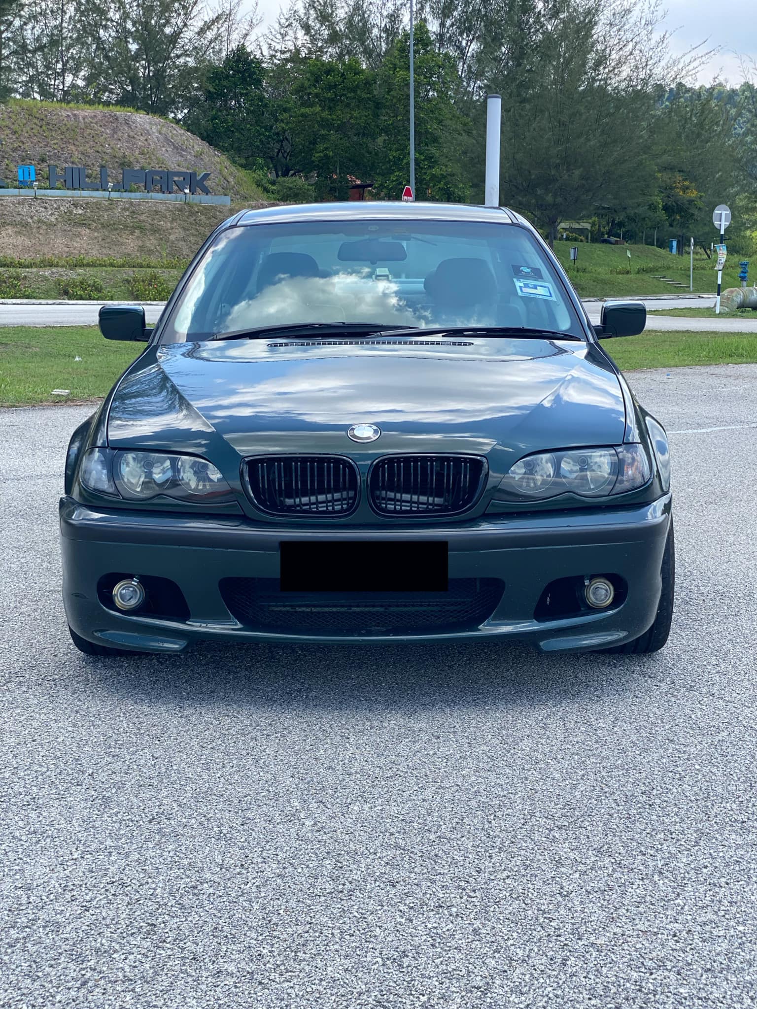 bmw e46 2007 front view