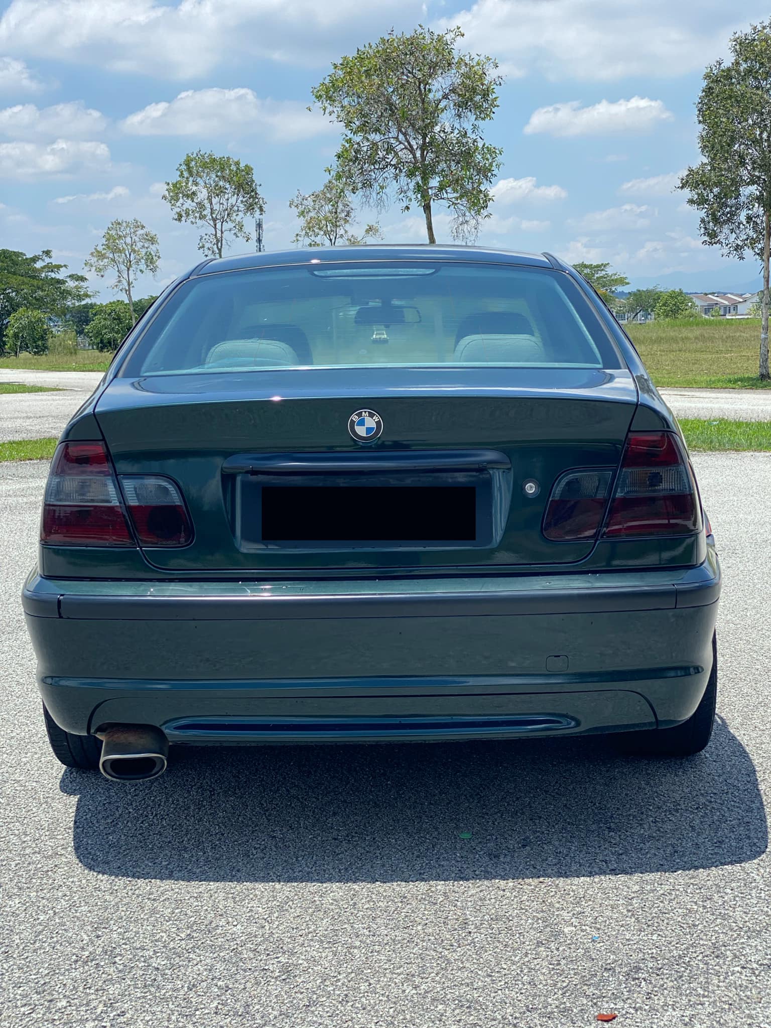 bmw e46 2007 rear view