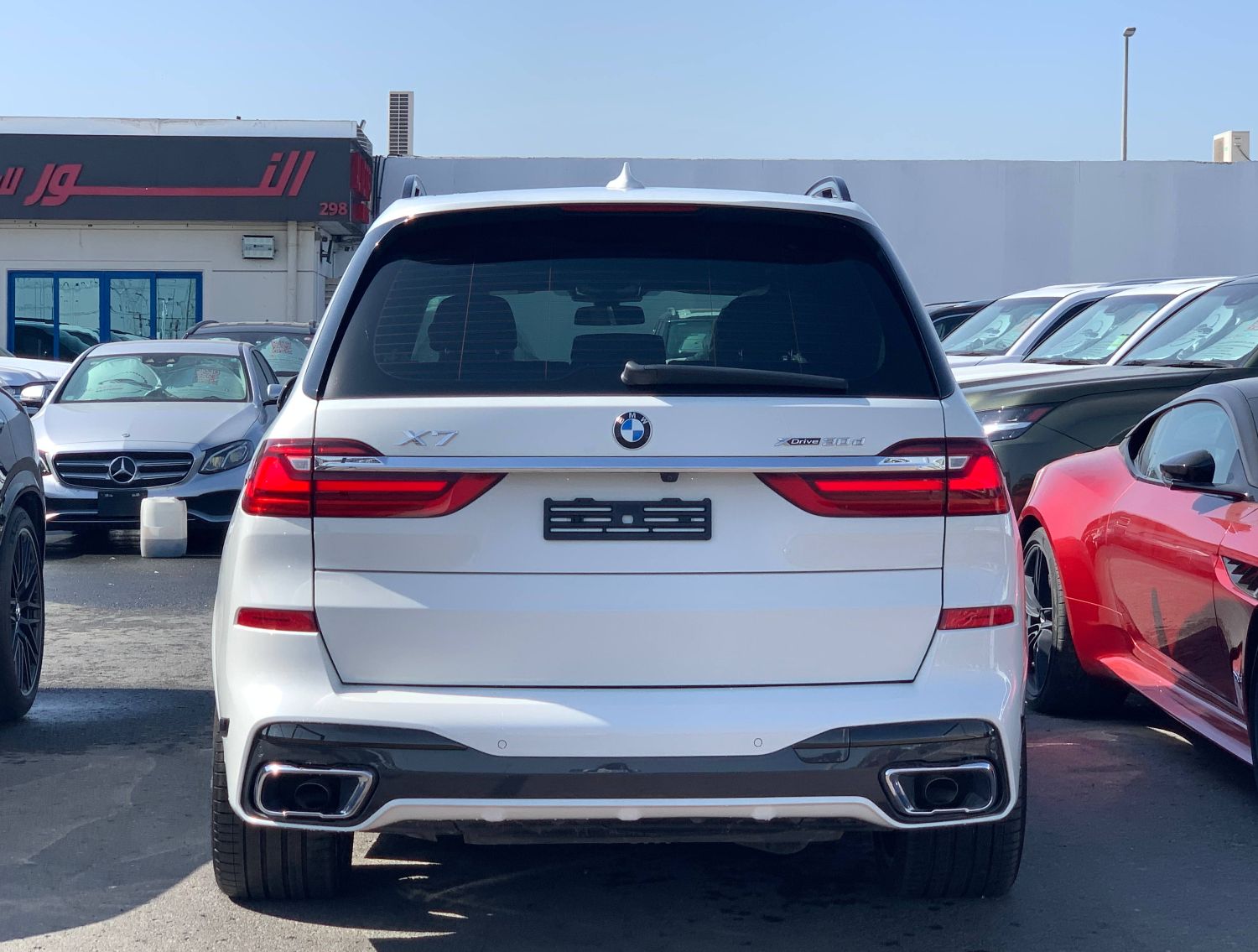 BMW X7 rear view